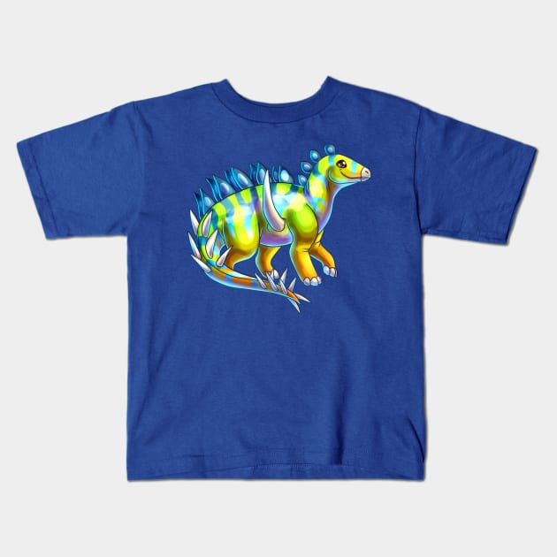 Chungkingosaurus Kids T-Shirt by cometkins